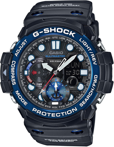 Pre-owned Casio G-shock Gn-1000b-1ajf Gulfmaster Triple Sensor Ver.3 Japan