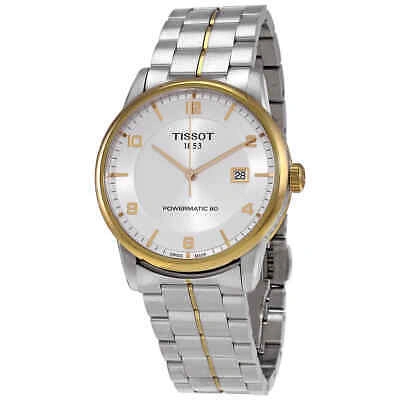 Pre-owned Tissot Luxury Automatic Silver Dial Two-tone Men's Watch T086.407.22.037.00