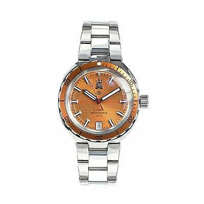 Pre-owned Vostok Amphibian Neptune 960895 Russian Diver Automatic Wristwatch Usa Seller