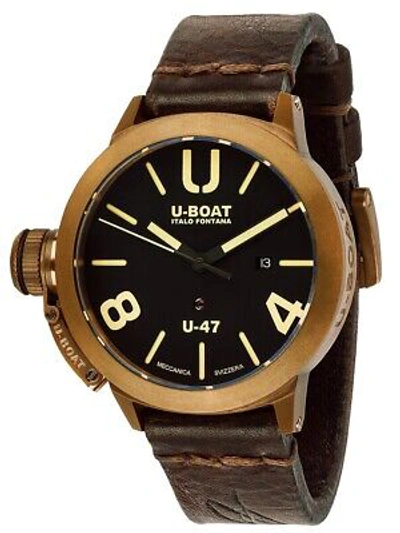 Pre-owned U-boat 7797 Classico Automatic Mens Watch 47mm 10atm