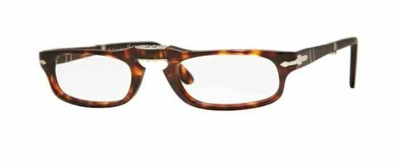 Pre-owned Persol 0po2886v 24 Havana Eyeglasses In Clear