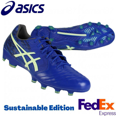 Pre-owned Asics Soccer Cleats Shoes Ultrezza 2 Ai 1103a066 405 Blue Sustainable Edition In White