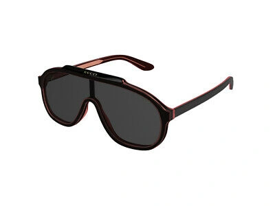 Pre-owned Gucci Brand  Sunglasses Gg1038s 001 Black Gray Man