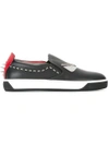 FENDI Bag Bugs slip-on sneakers,7E1028TTY11808387