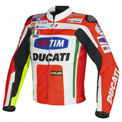 Pre-owned Ducati Course Ducati Motorcycle-racing Leather Jacket Motogp ...