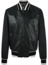 DOLCE & GABBANA LEATHER BOMBER JACKET,G9II2TFUL8B11797377