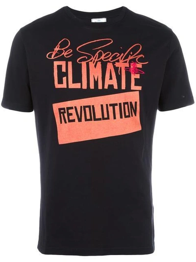 Vivienne Westwood Man 'be Specific' Print T-shirt In Black