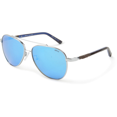 Pre-owned Revo Authentic  Arthur Aviator Sunglasses Polarized Chrome/h2o Blue Made In Japan In  H2o Blue