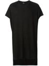 LOST & FOUND LOST & FOUND RIA DUNN ASYMMETRIC T-SHIRT - BLACK,2050512111685453