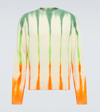 THE ELDER STATESMAN BEETLE TIE-DYED CASHMERE SWEATER