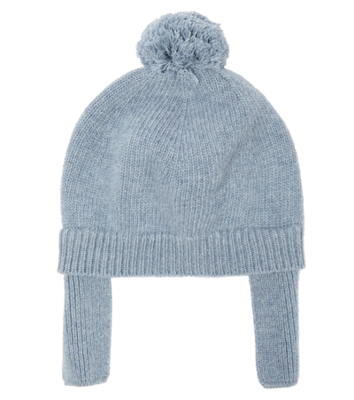 Il Gufo Baby Pom-pom Beanie In Night Sky