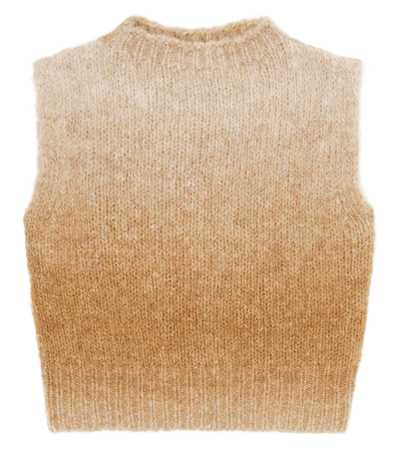 Il Gufo Kids' Ombré Sweater Vest In Faloria