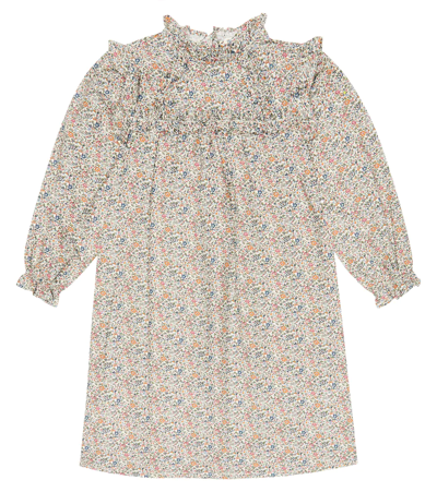 The New Society Kids' Katie Floral Cotton Dress In Katie & Millie Liberty Print