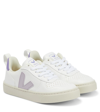 VEJA V10 FAUX LEATHER SNEAKERS