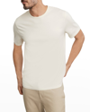 Vince Men's Garment-dyed Crewneck T-shirt In Bone