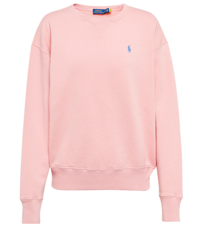 Polo Ralph Lauren Polo Pony-embroidered Sweatshirt In Adirondack Rose