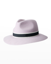 MAISON MICHEL RICO WOOL FELT FEDORA HAT