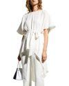 SACHIN & BABI SOLANGE BELTED HIGH-LOW CREPE TOP