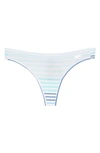 Dkny Stretch Modal Thong In Fresh Stripe