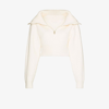 Jacquemus Neutral La Maille Risoul Cropped Wool Sweater In Neutrals