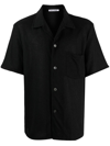 Our Legacy Black Boucle Box Shirt In Black