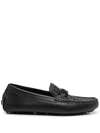 FENDI O'LOCK LEATHER LOAFERS - MEN'S - CALF LEATHER/RUBBER,7D1561AJZF18682374