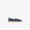 Frescobol Carioca Blue Helio Suede Espadrilles In Blue
