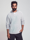 Faherty Whitewater Cotton Blend Hoodie Sweater In Backloop Jacquard