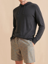 Faherty Slub Cotton Hoodie In Graphite