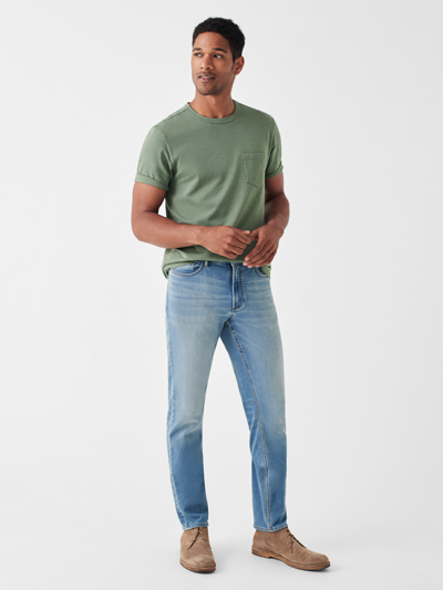 Faherty Stretch Terry Indigo 5-pocket Pants (" Inseam) In Eastern Shore