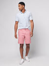 Faherty Island Life Organic Cotton Stretch Washed Regular Fit Chino Shorts In Faded Flag