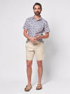 Faherty Island Life Organic Cotton Blend Shorts In Spring Khaki