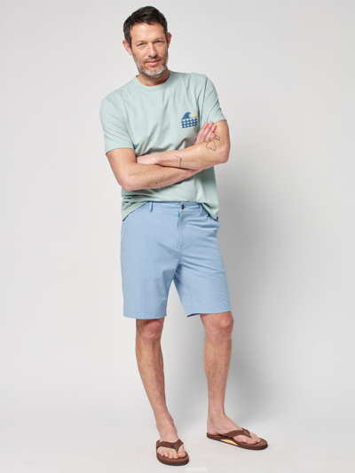Faherty All Day Shorts (9" Inseam) In Weathered Blue