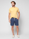 Faherty Essential Drawstring Short (6.5" Inseam) In Washed Navy