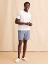 Faherty Scallop Print Board Shorts In Fish Scale Batik