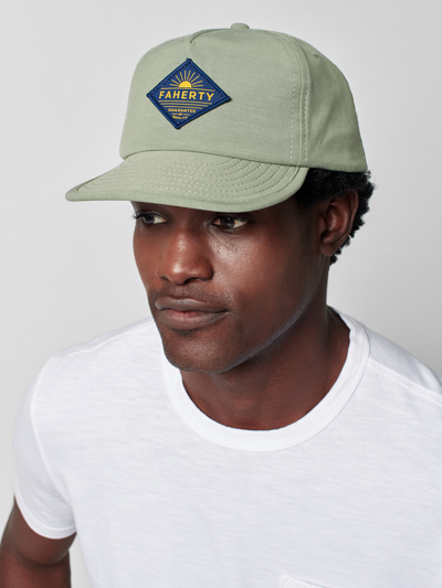 Faherty All Day Hat In Olive