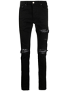 AMIRI MX1 BANDANA SKINNY JEANS - MEN'S - COTTON/ELASTANE/POLYESTER,PXMDS15417989954