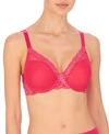 Natori Feathers Full Figure Contour Underwire T-shirt Everyday Plunge Bra (32d) Women's In Rose