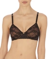 Natori Bliss Allure Lace Contour Underwire Bra In Black/glow