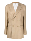 Etro Double-breasted Jacket In Grey