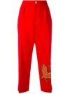 GUCCI EMBROIDERED TIGER TROUSERS,448884ZIZ6711798679