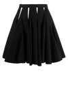 ALAÏA WOMEN'S SKIRTS - ALAIA - IN BLACK COTTON