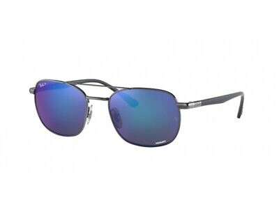 Pre-owned Ray Ban Ray-ban Sunglasses Rb3670ch 004/4l Gunmetal Grey / Blue Unisex