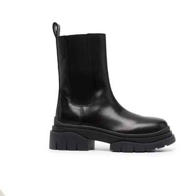 Pre-owned Ash Storm Black Chelsea Boots