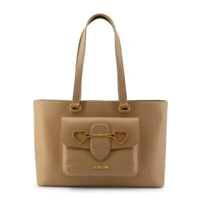 Pre-owned Moschino Handbags For Everyday Women Love  Jc4074pp1elc0107 Beige
