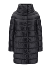 Herno Dora Long Down Jacket In Black