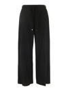 's Max Mara Floria Wool Blend Flannel Straight Pants In Black