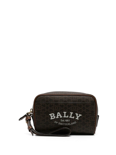 Bally Cedy Monogram-print Clutch Bag In I801y