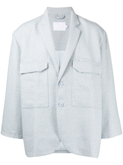 Off Duty Single-breasted Blazer In Blue