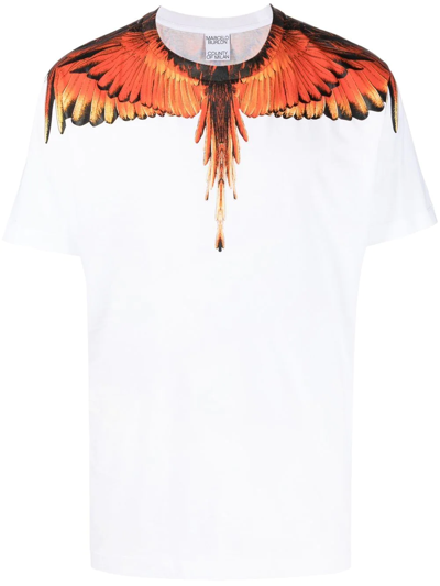 Marcelo Burlon County Of Milan Marcelo Burlon Cotton T-shirt Icon Wings Regular In White